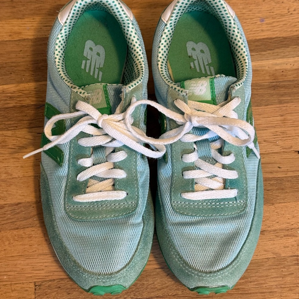 New Balance Kids Mint Green Sneakers